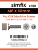 Simfix product label - 965A406060Z-T