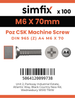 Simfix product label - 965A406070Z-T