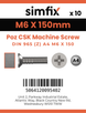 Simfix product label - 965A406150Z-D