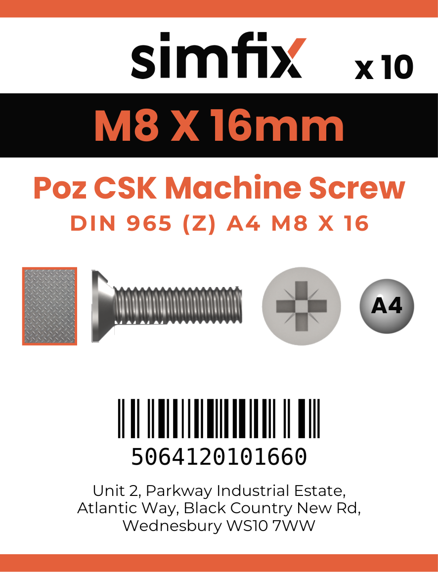 Simfix product label - 965A408016Z-D