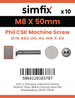 Simfix product label - 965A408050-D
