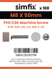 Simfix product label - 965A408050-T