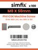 Simfix product label - 965A408050-T