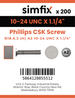 Simfix product label - 965UA21024032-T