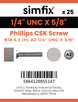 Simfix product label - 965UA214016-D