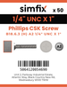 Simfix product label - 965UA214025-T