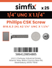 Simfix product label - 965UA214032-D