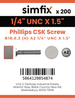 Simfix product label - 965UA214038-T