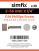 Simfix product label - 965UA2256006-D