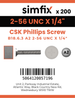 Simfix product label - 965UA2256006-T