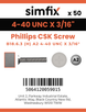 Simfix product label - 965UA2440005-T