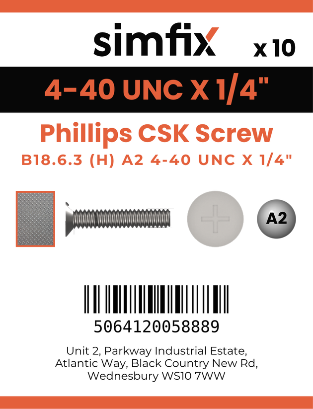Simfix product label - 965UA2440006-D