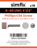 Simfix product label - 965UA2440006-D