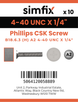 Simfix product label - 965UA2440006-D