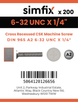 Simfix product label - 965UA2632006-T