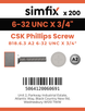 Simfix product label - 965UA2632019-T