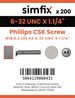Simfix product label - 965UA2632032-T