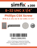 Simfix product label - 965UA2832006-T