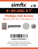 Simfix product label - 965UA2N04025-D