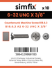 Simfix product label - 965UA2N06010-D
