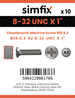 Simfix product label - 965UA2N08025-D