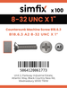 Simfix product label - 965UA2N08025-T