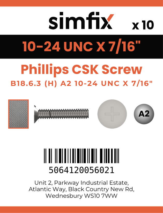 Simfix product label - 965UA2N10011-D