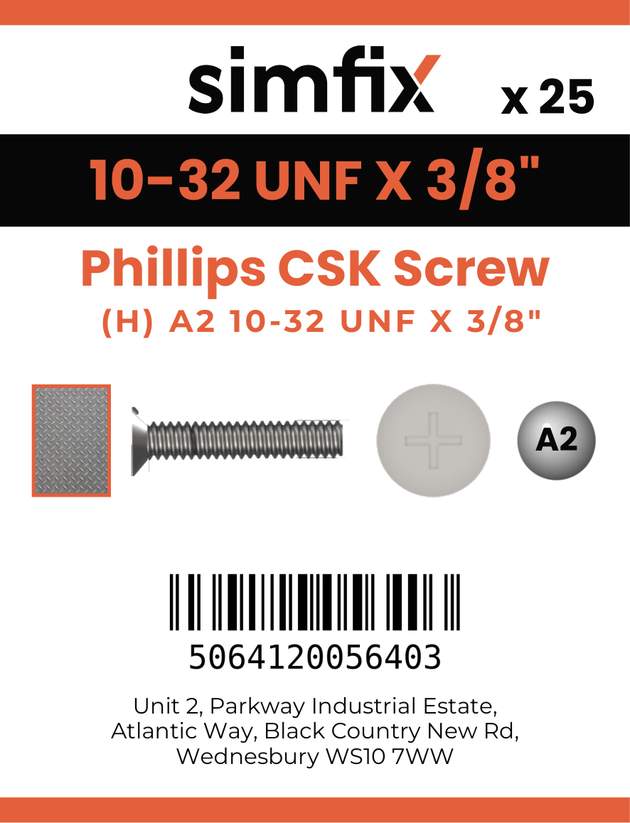 Simfix product label - 965UFA2N10010-D