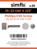 Simfix product label - 965UFA2N10010-D