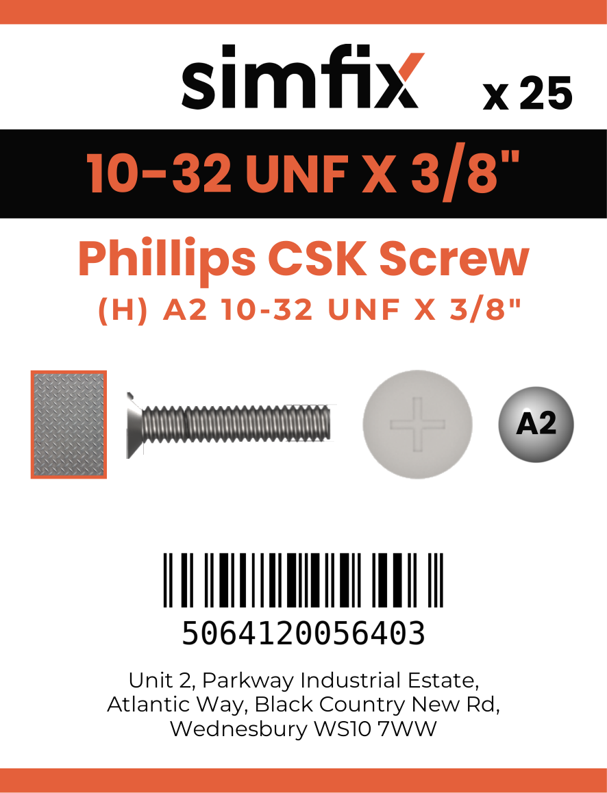 Simfix product label - 965UFA2N10010-D