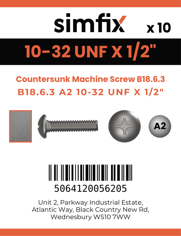 Simfix product label - 965UFA2N10013-D