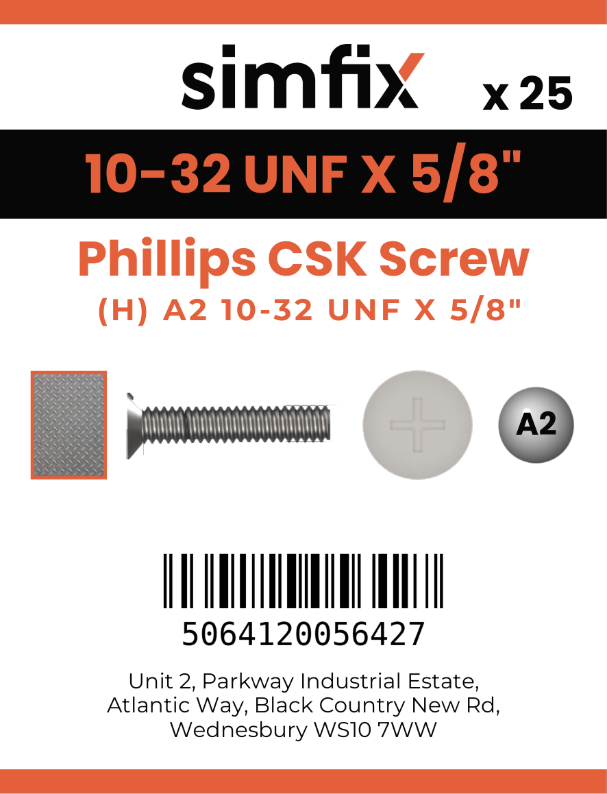 Simfix product label - 965UFA2N10016-D