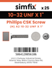 Simfix product label - 965UFA2N10025-D