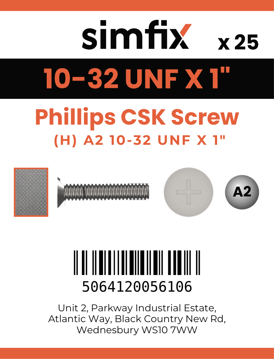 Simfix product label - 965UFA2N10025-D