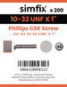 Simfix product label - 965UFA2N10025-T