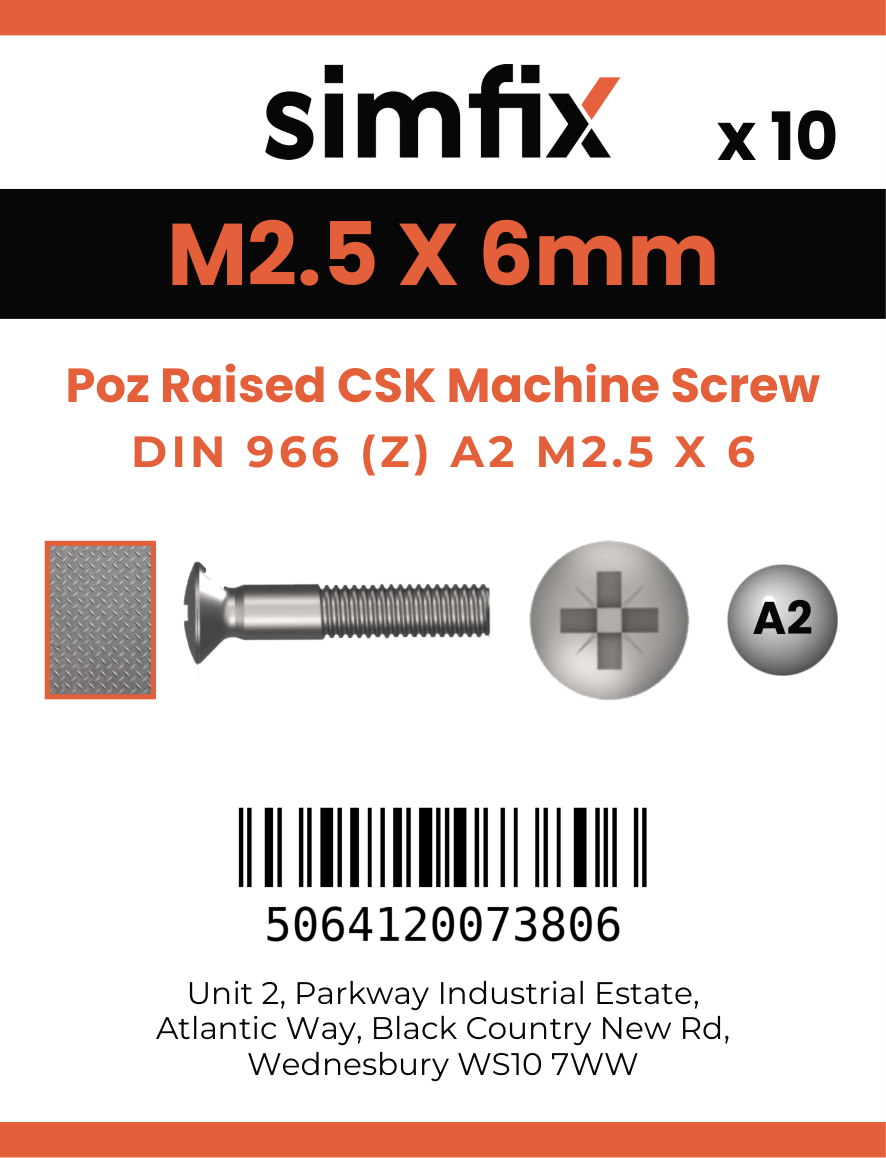 Simfix product label - 966A2025006Z-D