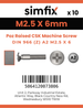 Simfix product label - 966A2025006Z-D