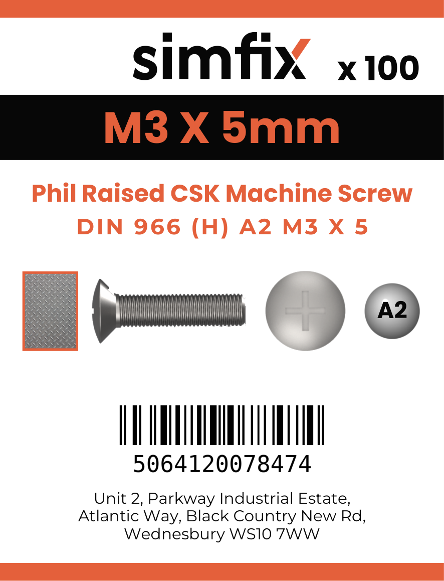 Simfix product label - 966A203005-T