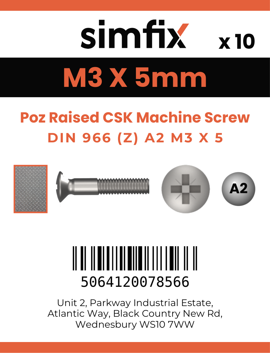 Simfix product label - 966A203005Z-D