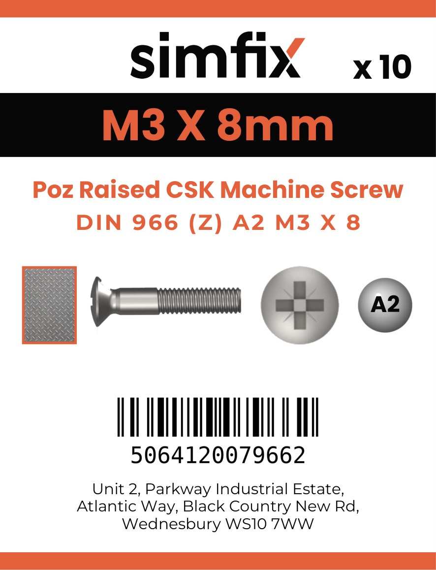 Simfix product label - 966A203008Z-D