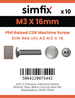 Simfix product label - 966A203016-D
