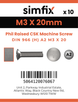 Simfix product label - 966A203020-D