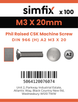 Simfix product label - 966A203020-T