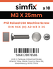 Simfix product label - 966A203025-D