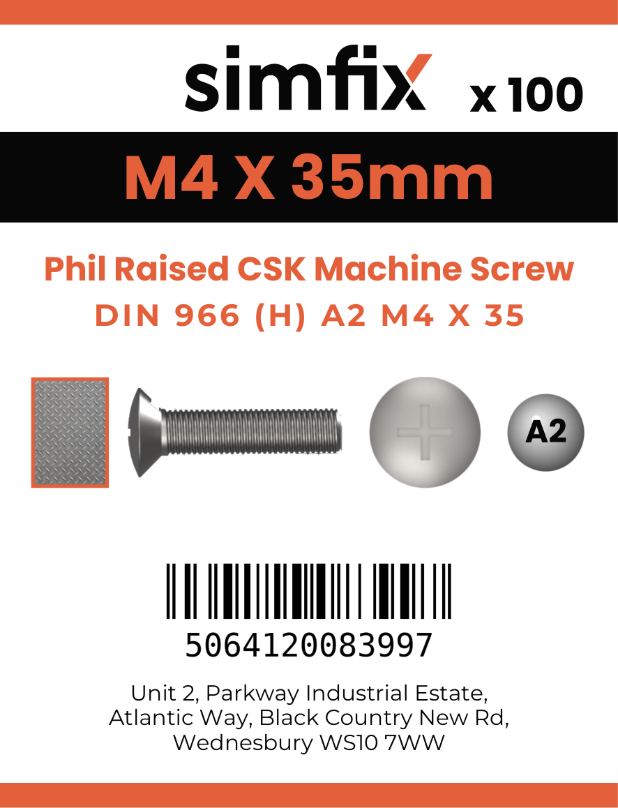 Simfix product label - 966A204035-T