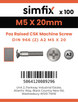 Simfix product label - 966A205020Z-T