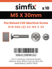 Simfix product label - 966A205030Z-D