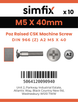 Simfix product label - 966A205040Z-D