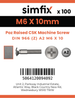 Simfix product label - 966A206010Z-T