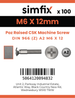 Simfix product label - 966A206012Z-T